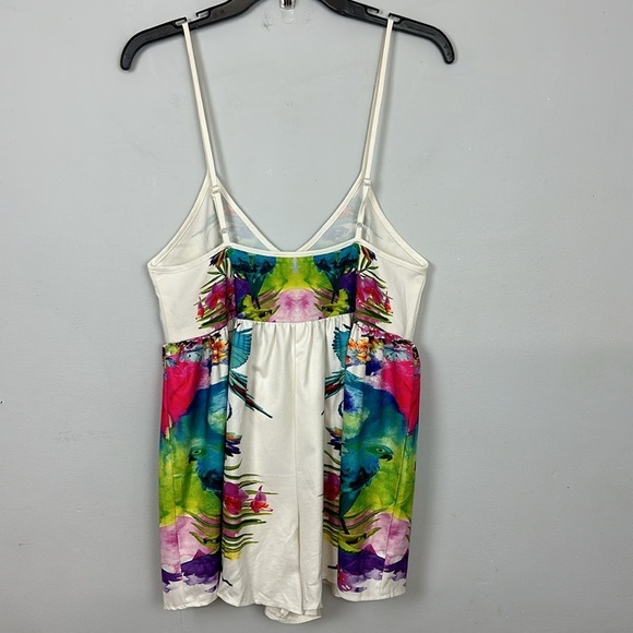 SABO Skirt - Tropical Parrot Romper Sz S - Picture 4 of 11
